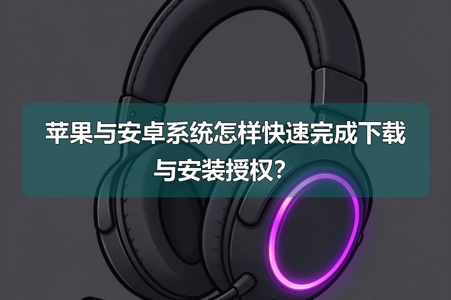 苹果与安卓系统怎样快速完成下载与安装授权?